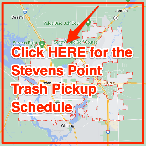 Stevens Point Trash Pickup Schedule Map