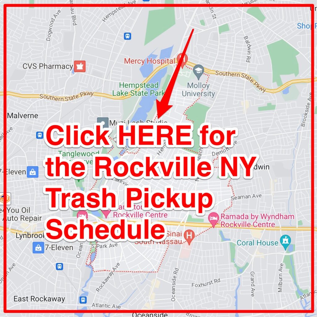 Rockville NY Trash Pickup Schedule