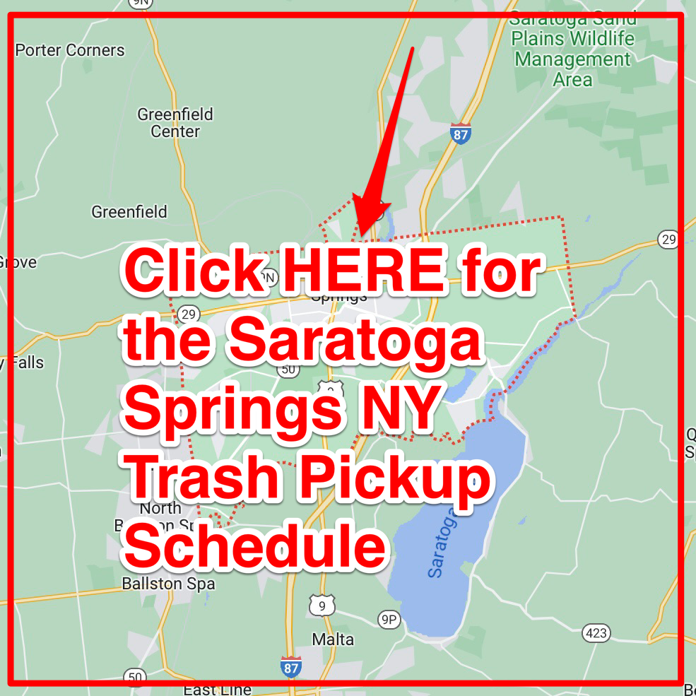 Saratoga Springs NY Trash Pickup Schedule