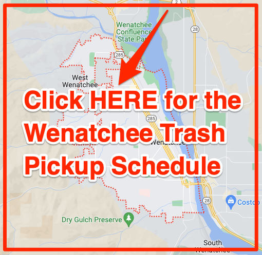 Wenatchee Trash Pickup Schedule Map