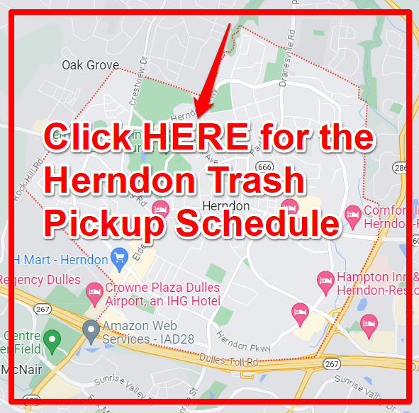 Herndon Trash Pickup Schedule Map