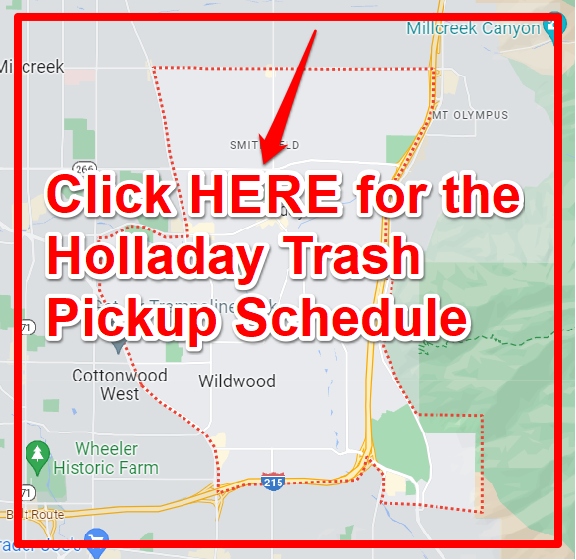 Holladay Trash Pickup Schedule Map