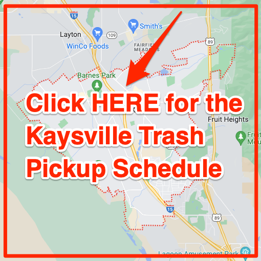 Kaysville Trash Pickup Schedule Map