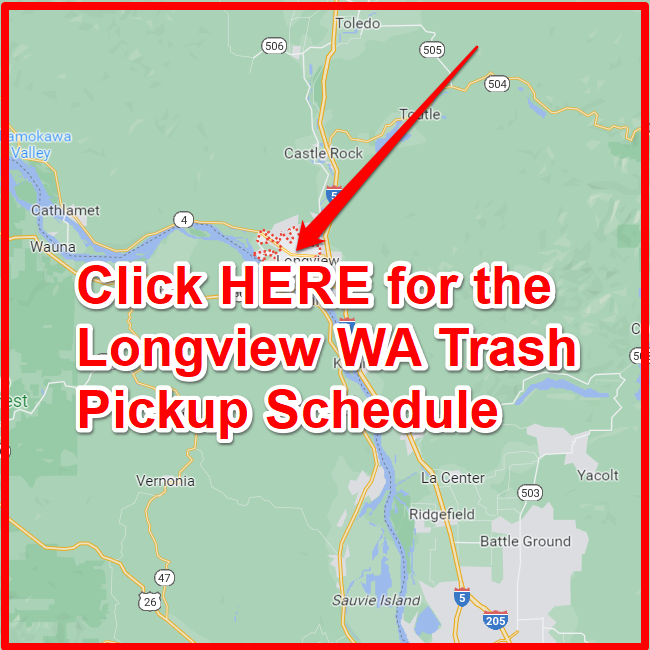 Longview WA Trash Pickup Schedule