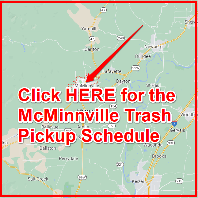 McMinnville Trash Pickup Schedule