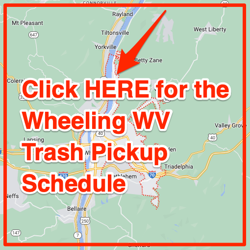 Wheeling Trash Pickup Schedule Map