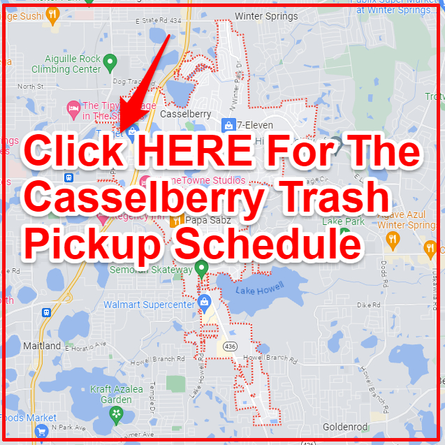 Casselberry Trash Collection Map