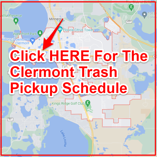 Clermont Trash Collection Map
