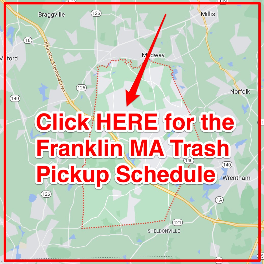 Franklin MA Trash Schedule 2025 (Bulk Pickup, Holidays, Map)