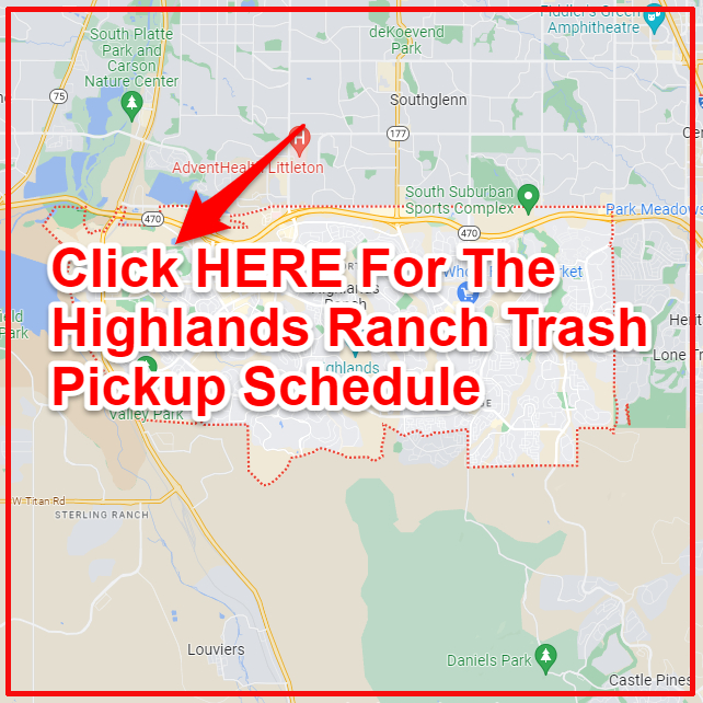 Highlands Ranch Trash Collection Map