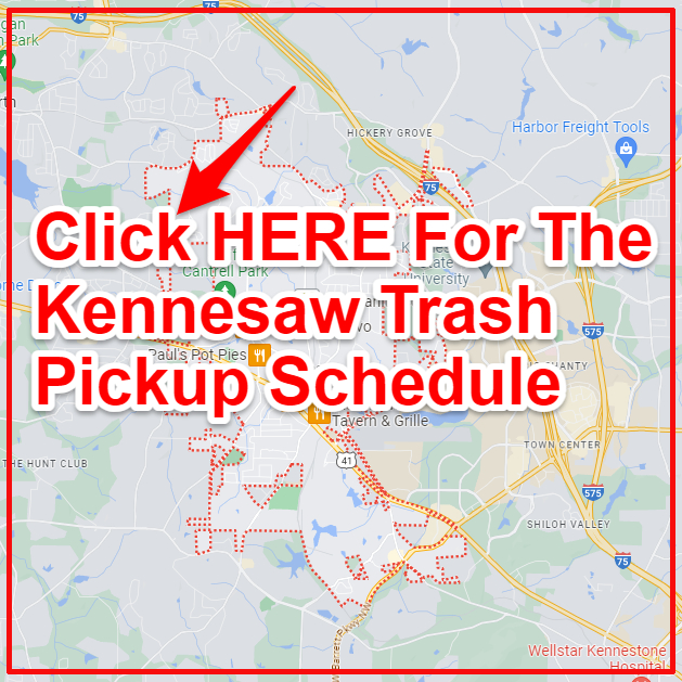 Kennesaw Trash Collection Map