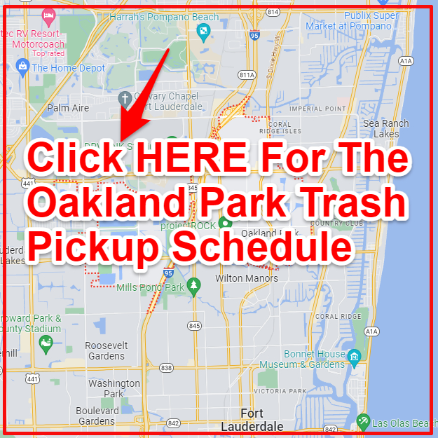 Oakland Park Trash Collection Map