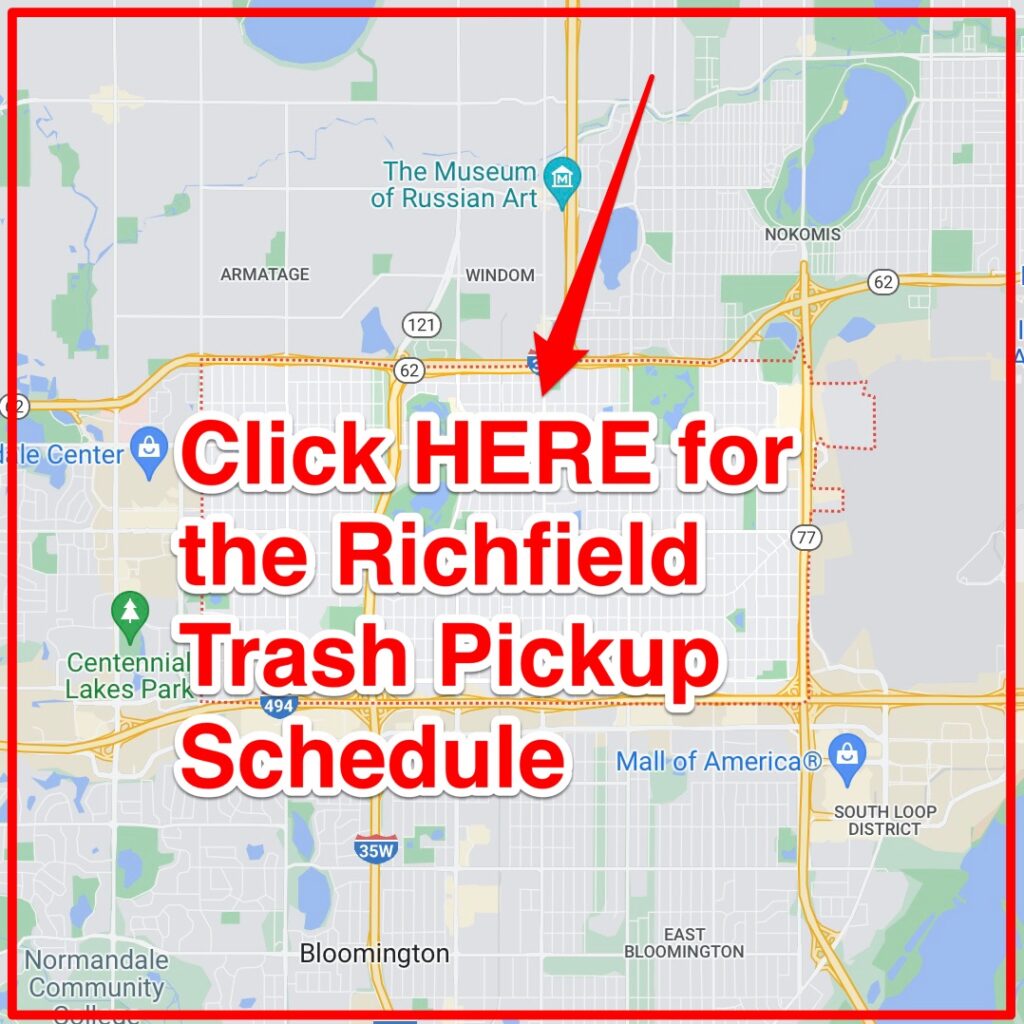 Richfield Trash Pickup Schedule