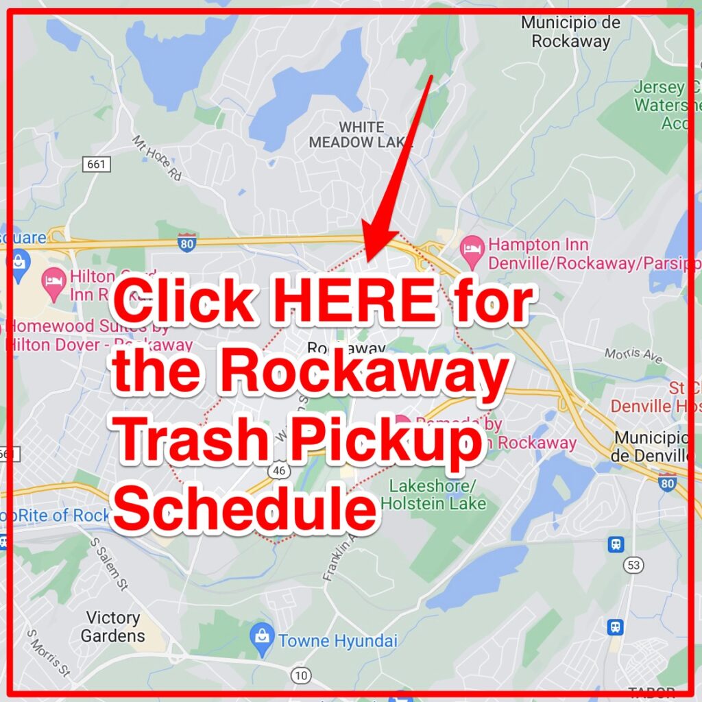 Rockaway Trash Pickup Schedule