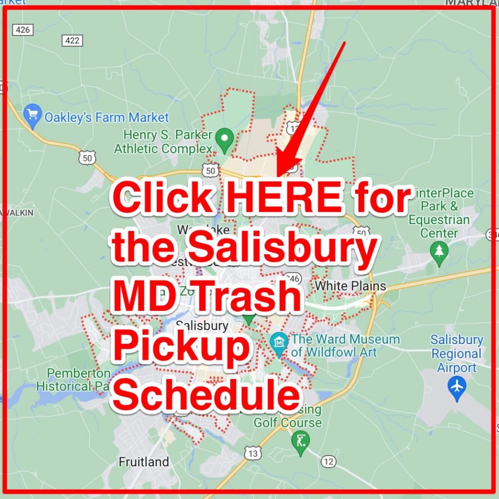 Salisbury MD Trash Pickup Schedule