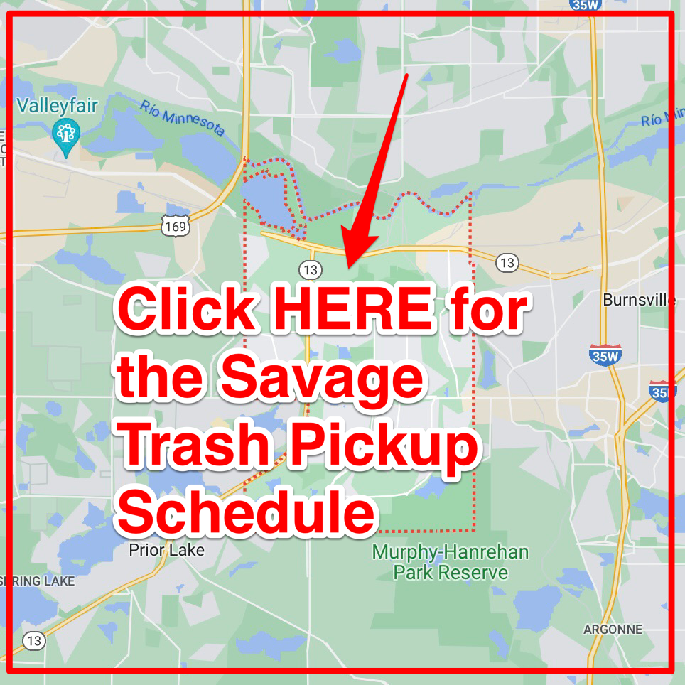 Savage Trash Pickup Schedule