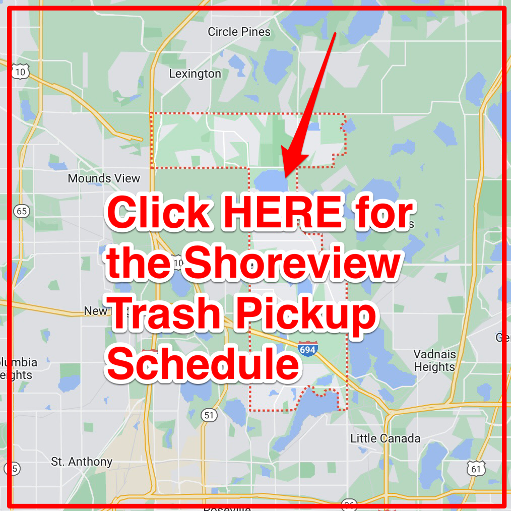 Shoreview Trash Pickup Schedule