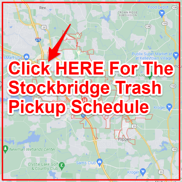 Stockbridge Trash Collection Map