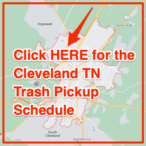 Cleveland TN Trash Pickup Schedule Map