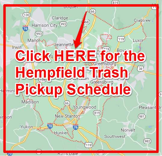 Hempfield Trash Pickup Schedule Map