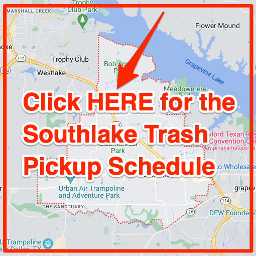 Southlake Trash Pickup Schedule Map