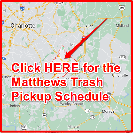 Matthews Trash Collection Schedule