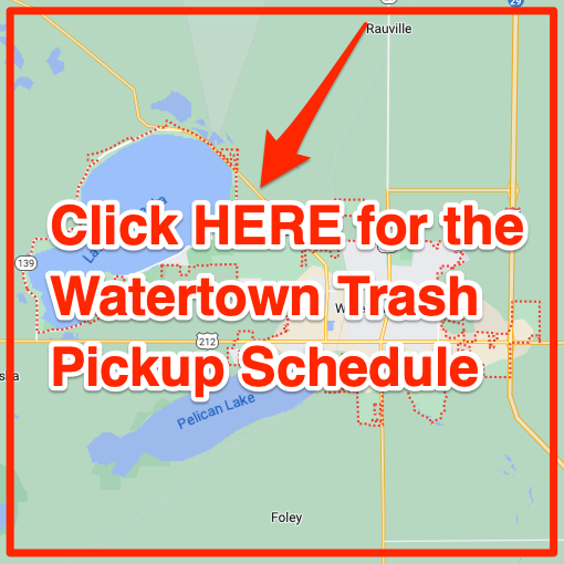 Watertown Trash Pickup Schedule Map