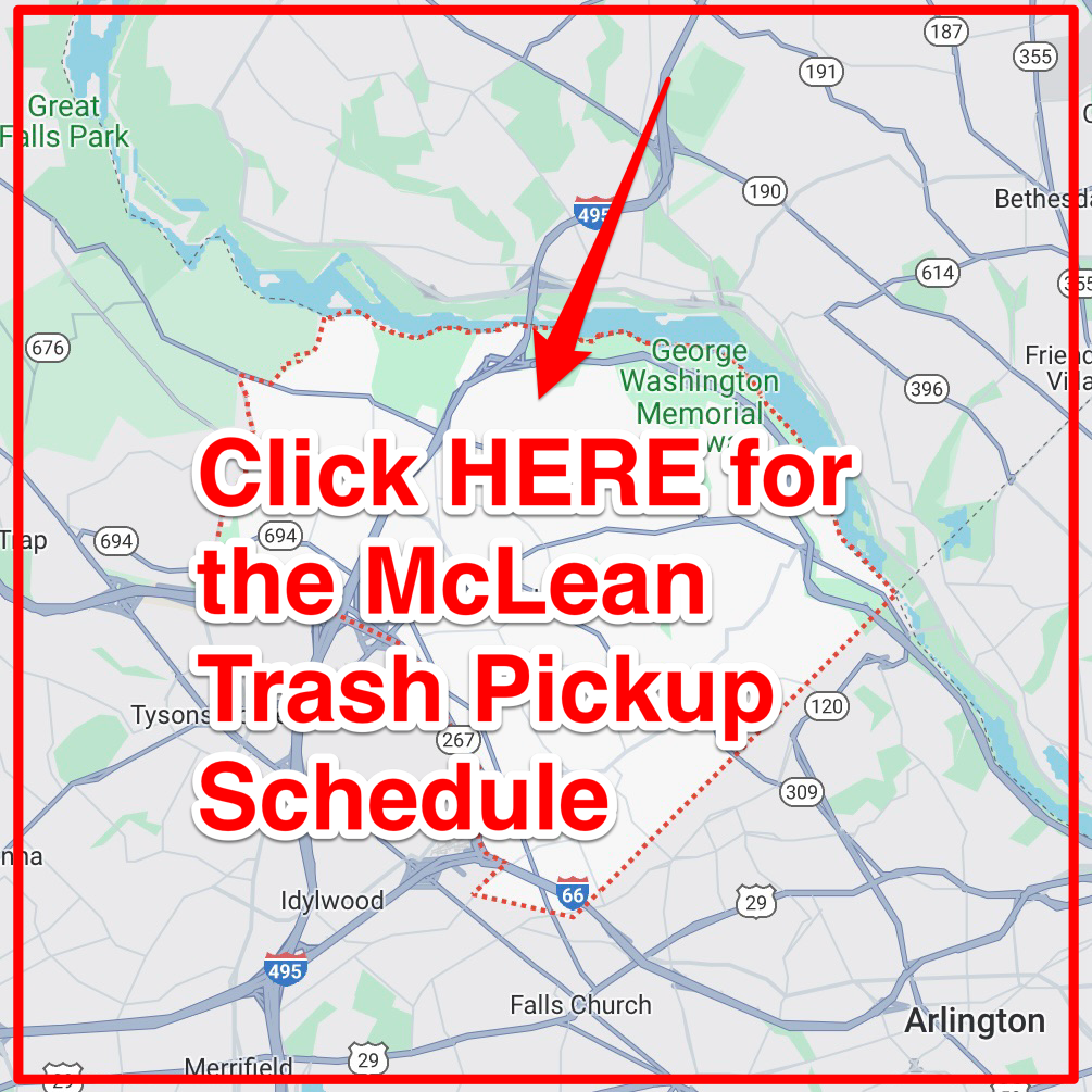 McLean Trash Pickup Schedule