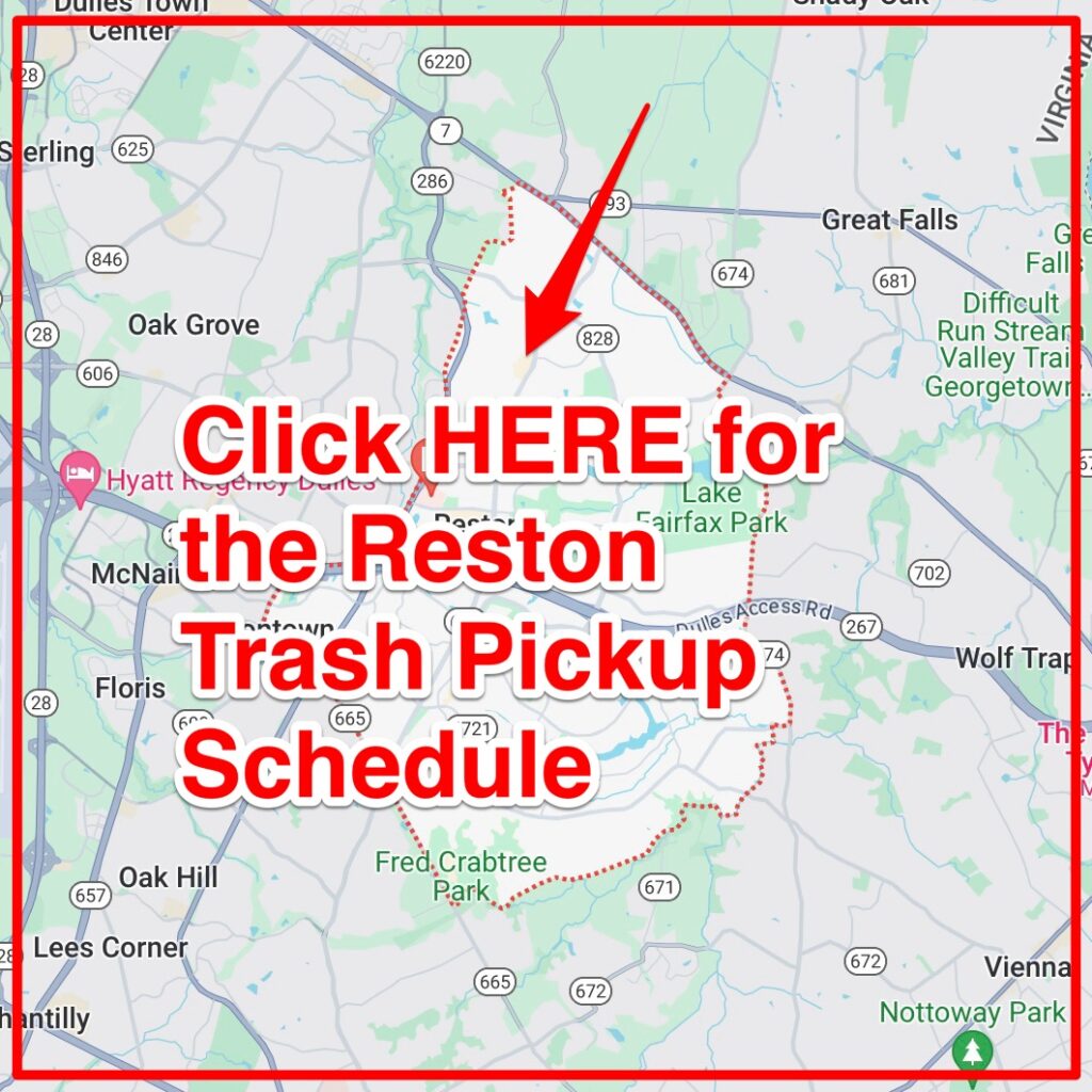 Reston Trash Pickup Schedule