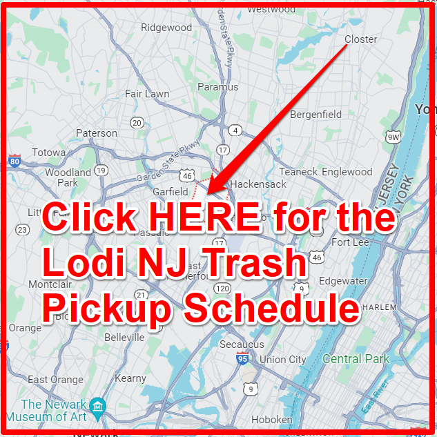 Lodi NJ Trash Collection Schedule
